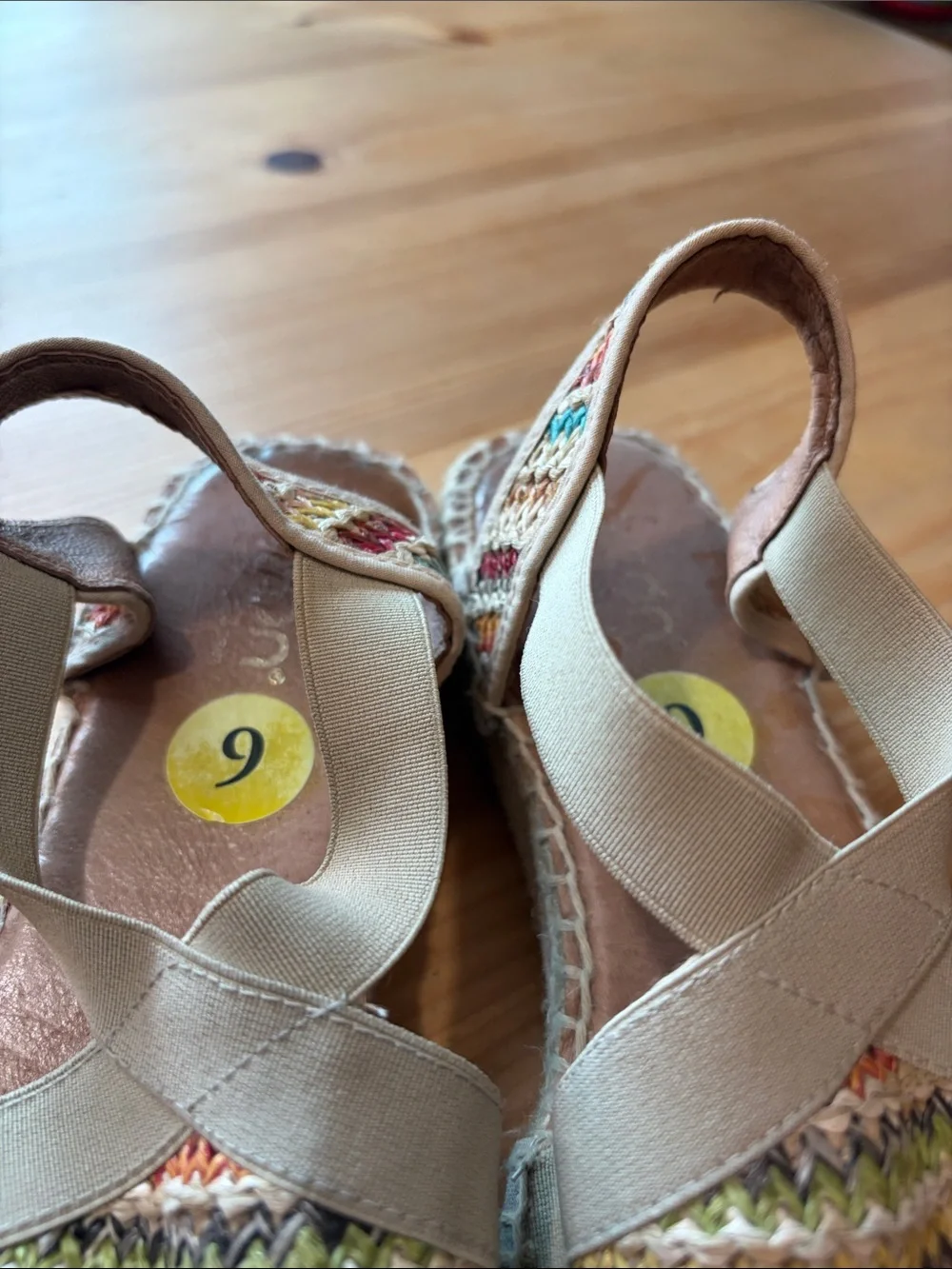 Multicolor Woven Espadrille Slingback Flats - Women